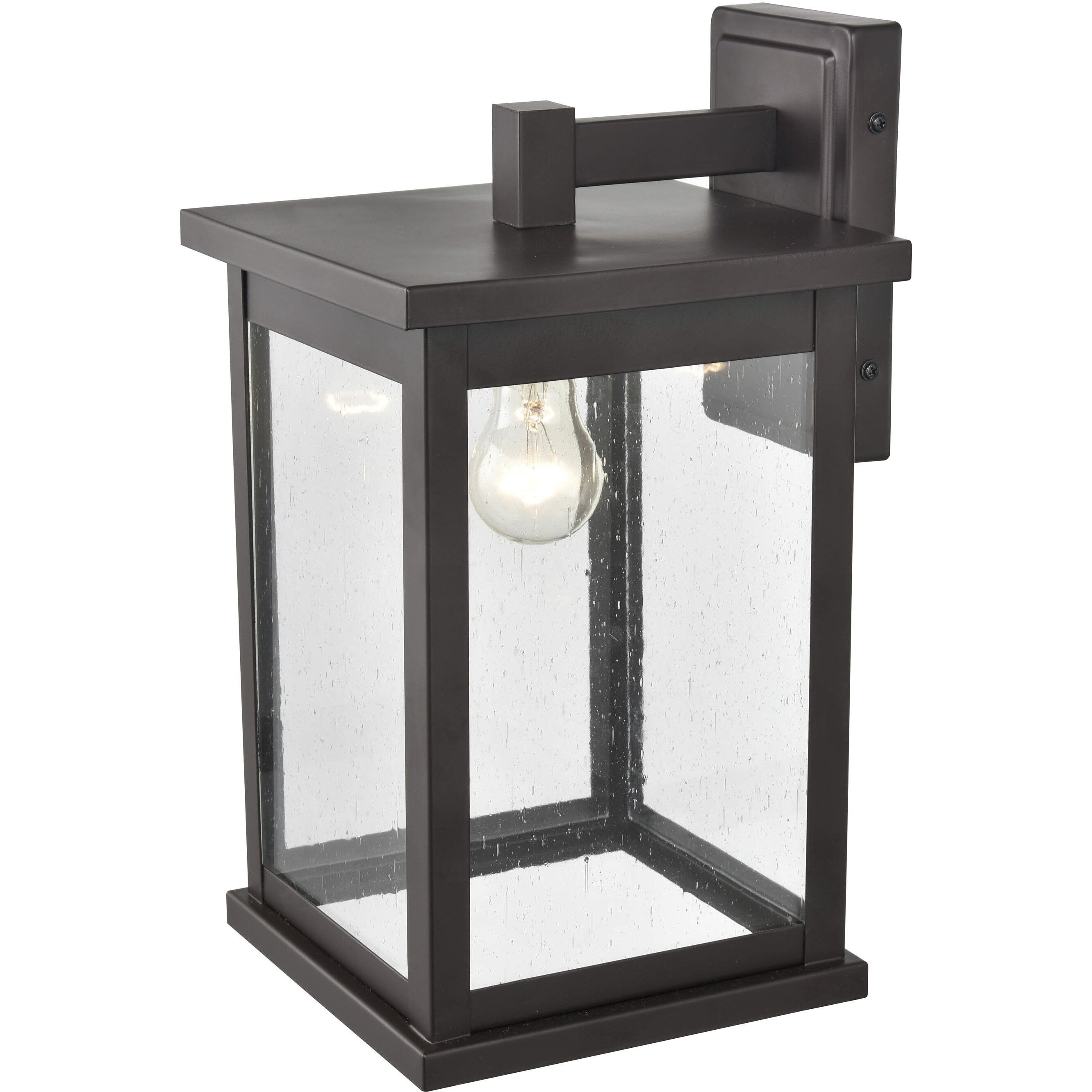 Bowton 1 Light 15.5 inch Powder Coated Bronze Outdoor Wall Sconce